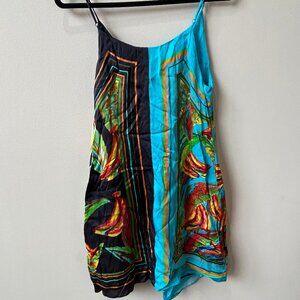 FARM RIO Mixed Banana Wrap Dress